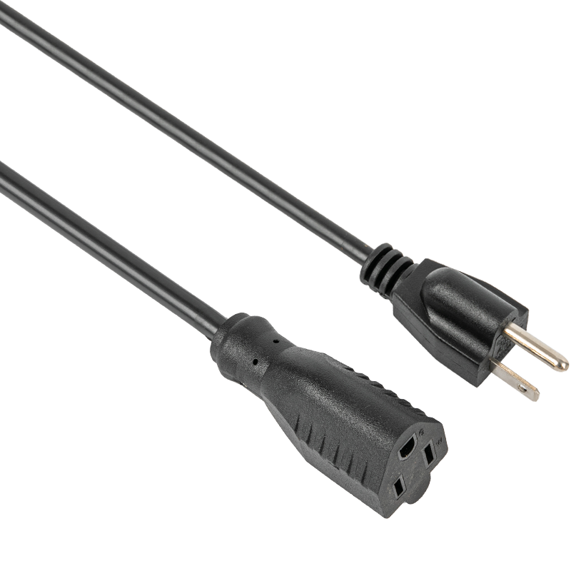 BD11 15A 125V America ETL prodlužovací napájecí kabel